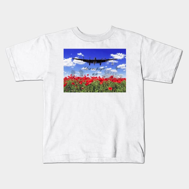 lest we forget Kids T-Shirt by SteveWard